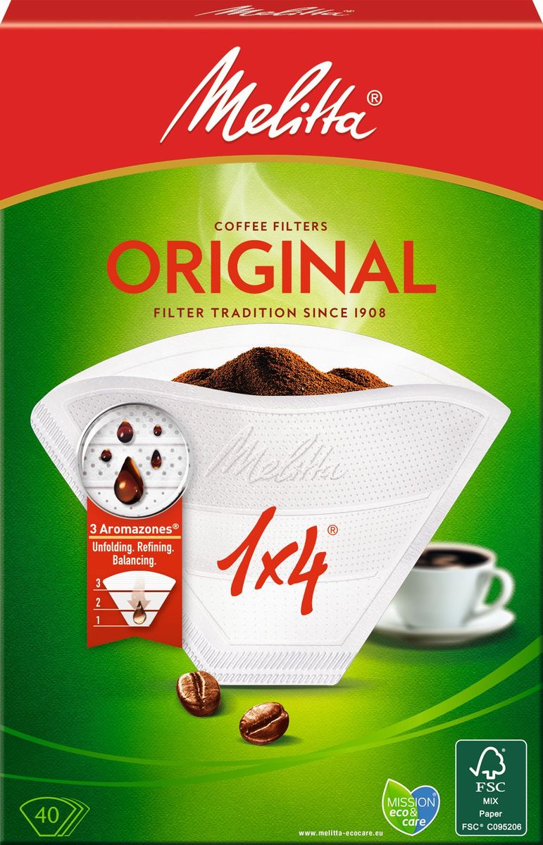 Papel para filtro de café Melitta 40 unidades