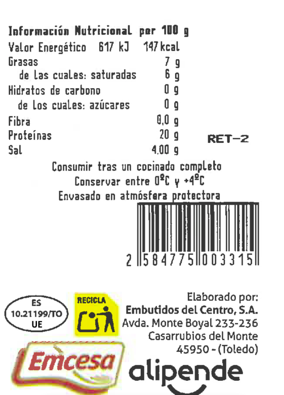 Preparado para puchero Alipende 550g aproximadamente