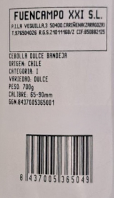 Cebolla dulce malla 700g