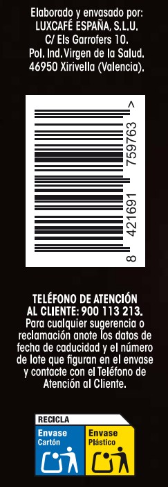 Café molido Alipende 250g espresso mezcla 80/20