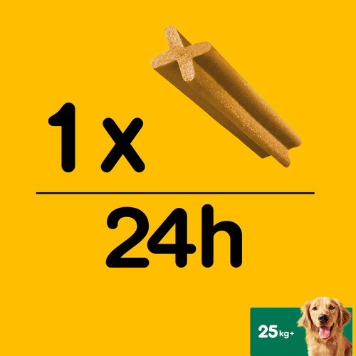 Snack higiene dental perro Dentastix razas grandes 7 unidades