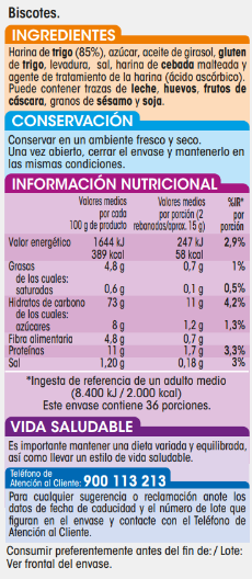 Biscote clásico Alipende 540g