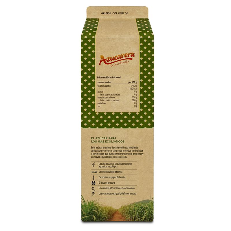 Azúcar de caña ecológico Azucarera 750g