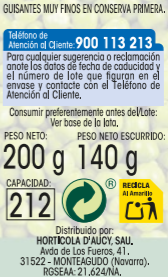 Guisantes muy finos categoria primera Alipende pack 3