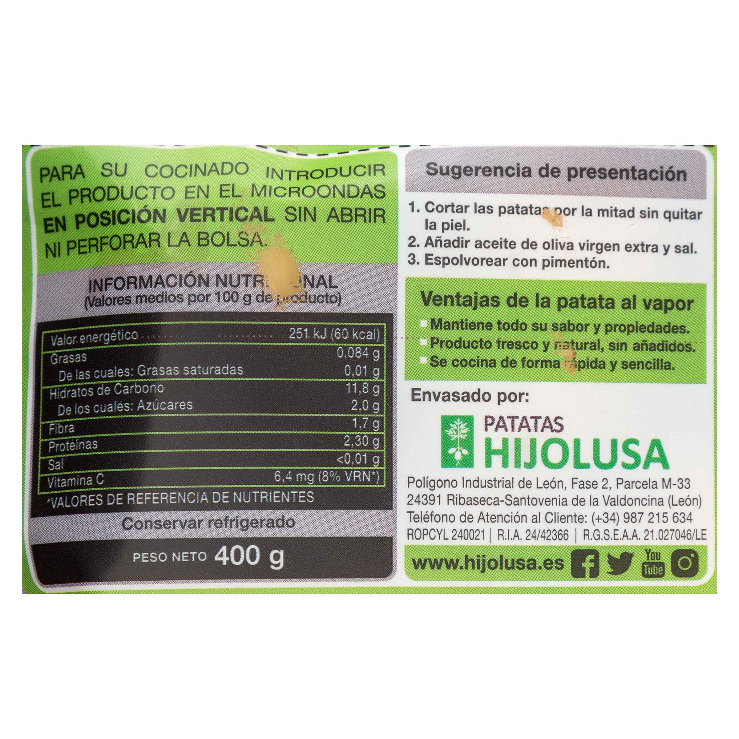 Patatas para micro Babypat 400g