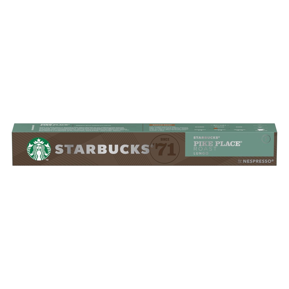 Café Espresso Roast Intensidad 11 Starbucks Nespresso 10 Cápsulas