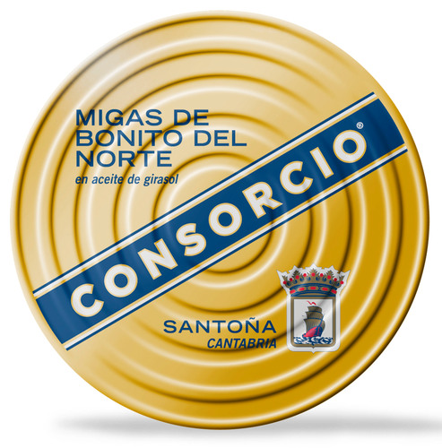 Migas de bonito del norte en aceite vegetal Consorcio 650g