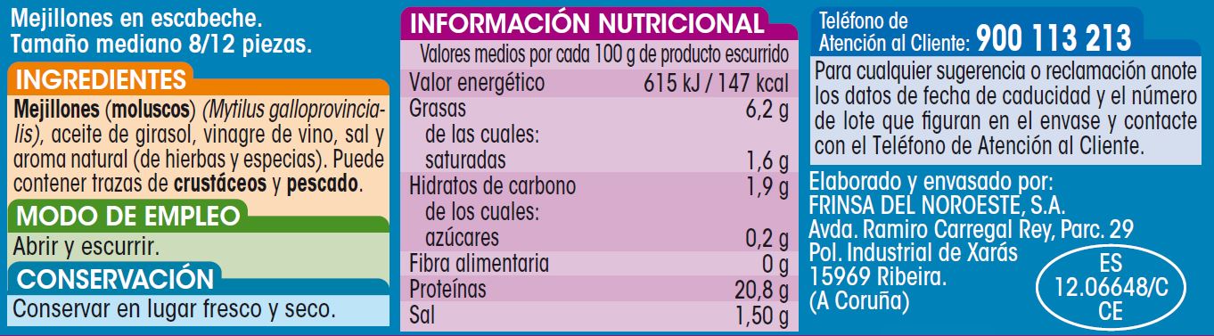 Mejillon Alipende 69g 8/12 escabeche