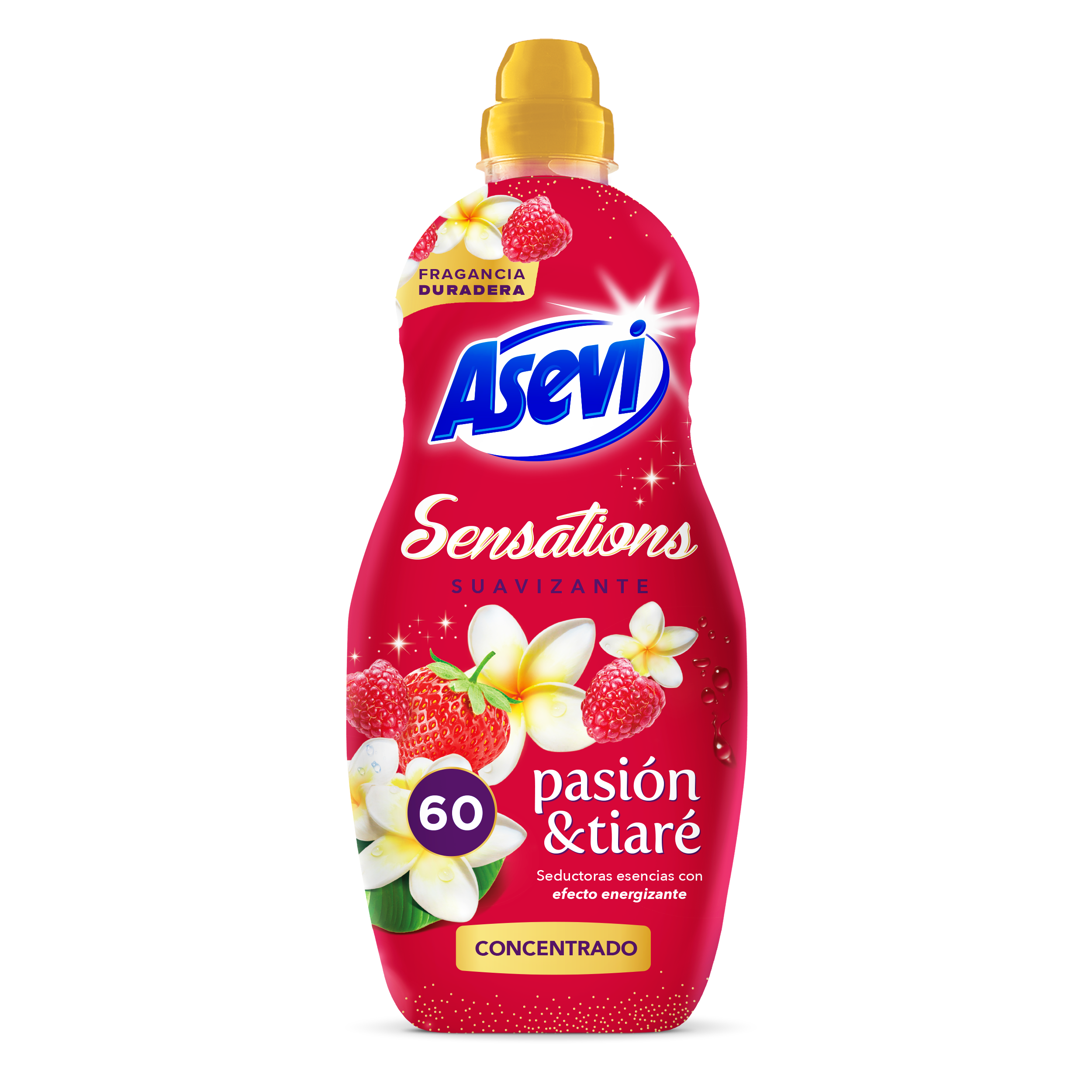 Suavizante Concentrado Asevi 60 Lavados Pasión & Tiaré