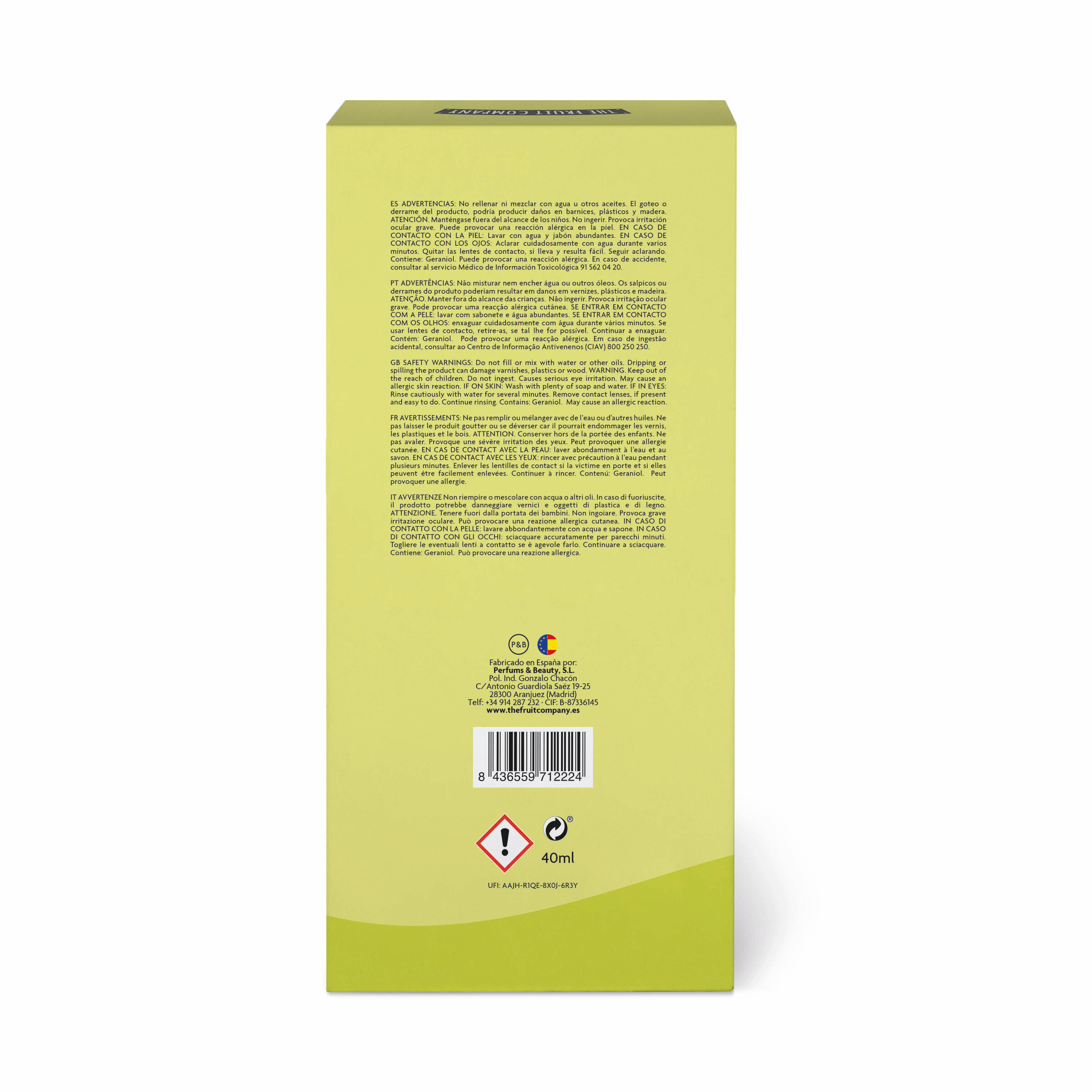 Ambentador Mikado The Fruit Company 40Ml Melón
