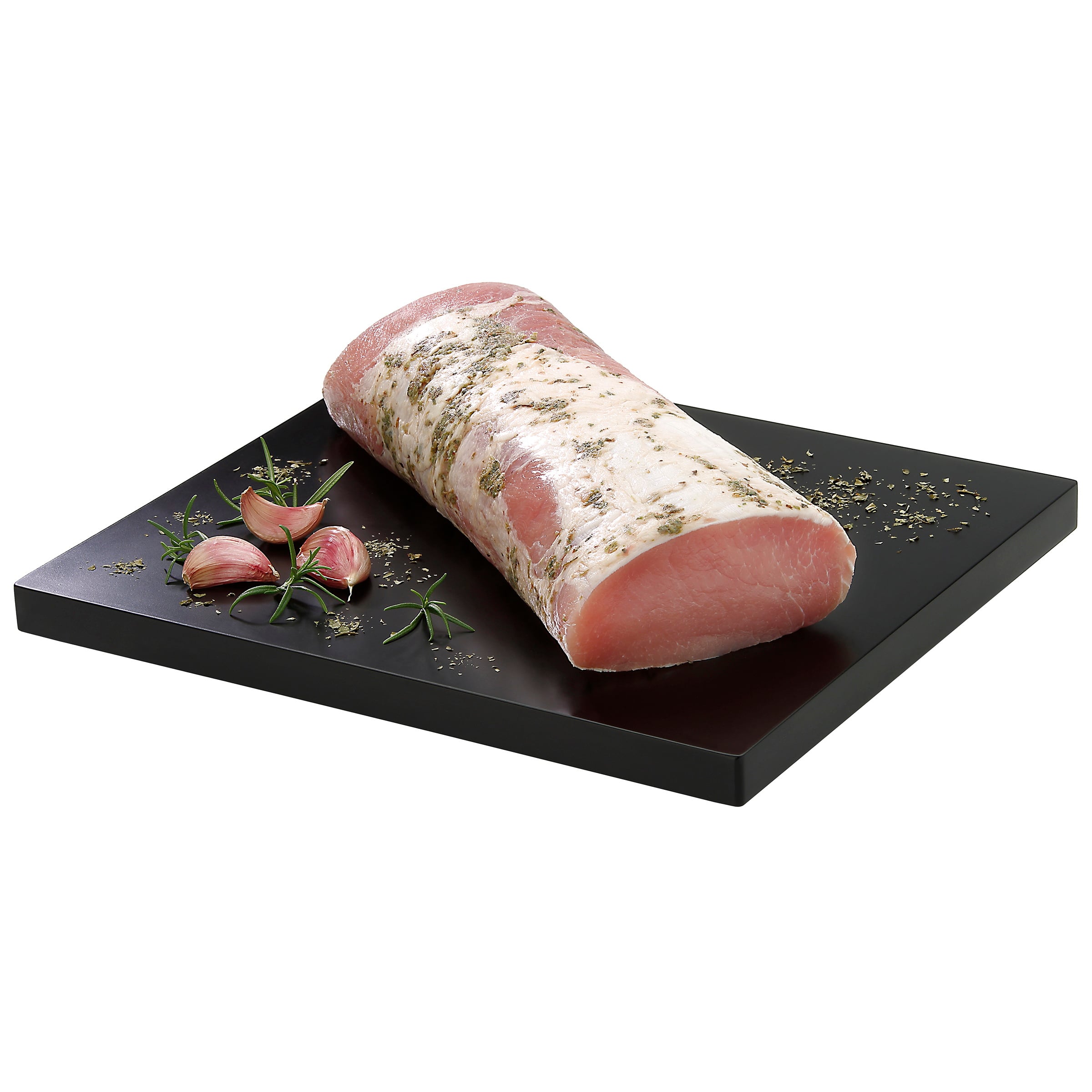 Cinta de lomo de cerdo duroc al ajillo por media pieza peso aproximado 1,4kg