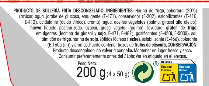 Hoops el obrador de Ahorramas pack 4 glasé