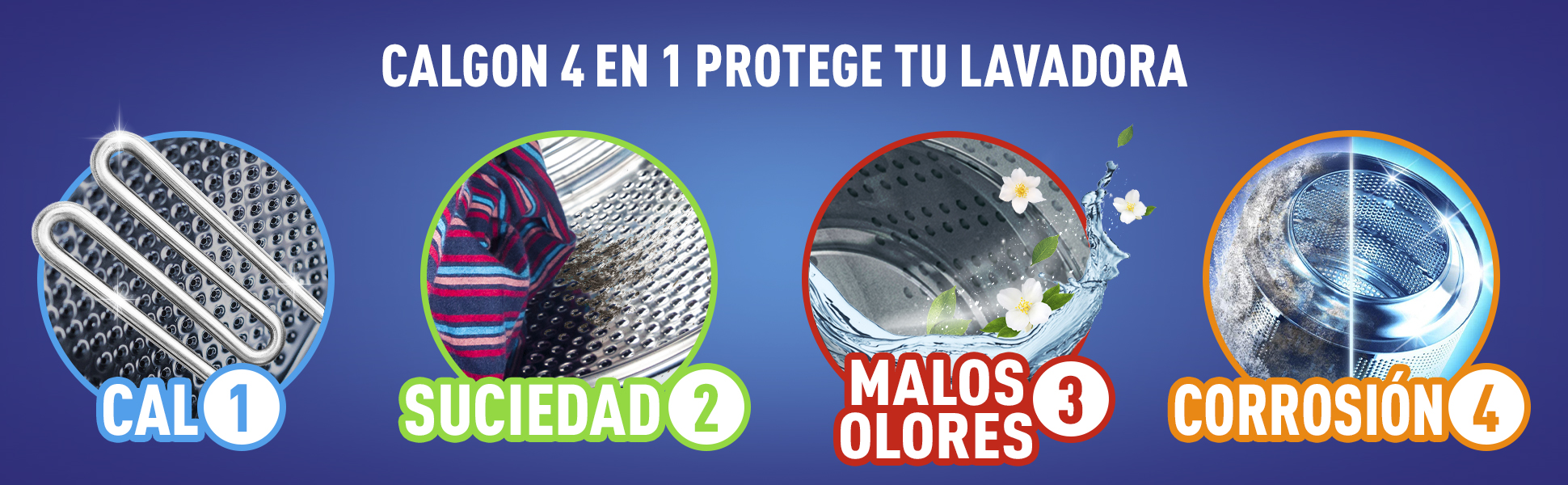 Antical en gel Calgon 750 ml contra cal suciedad y malos olores