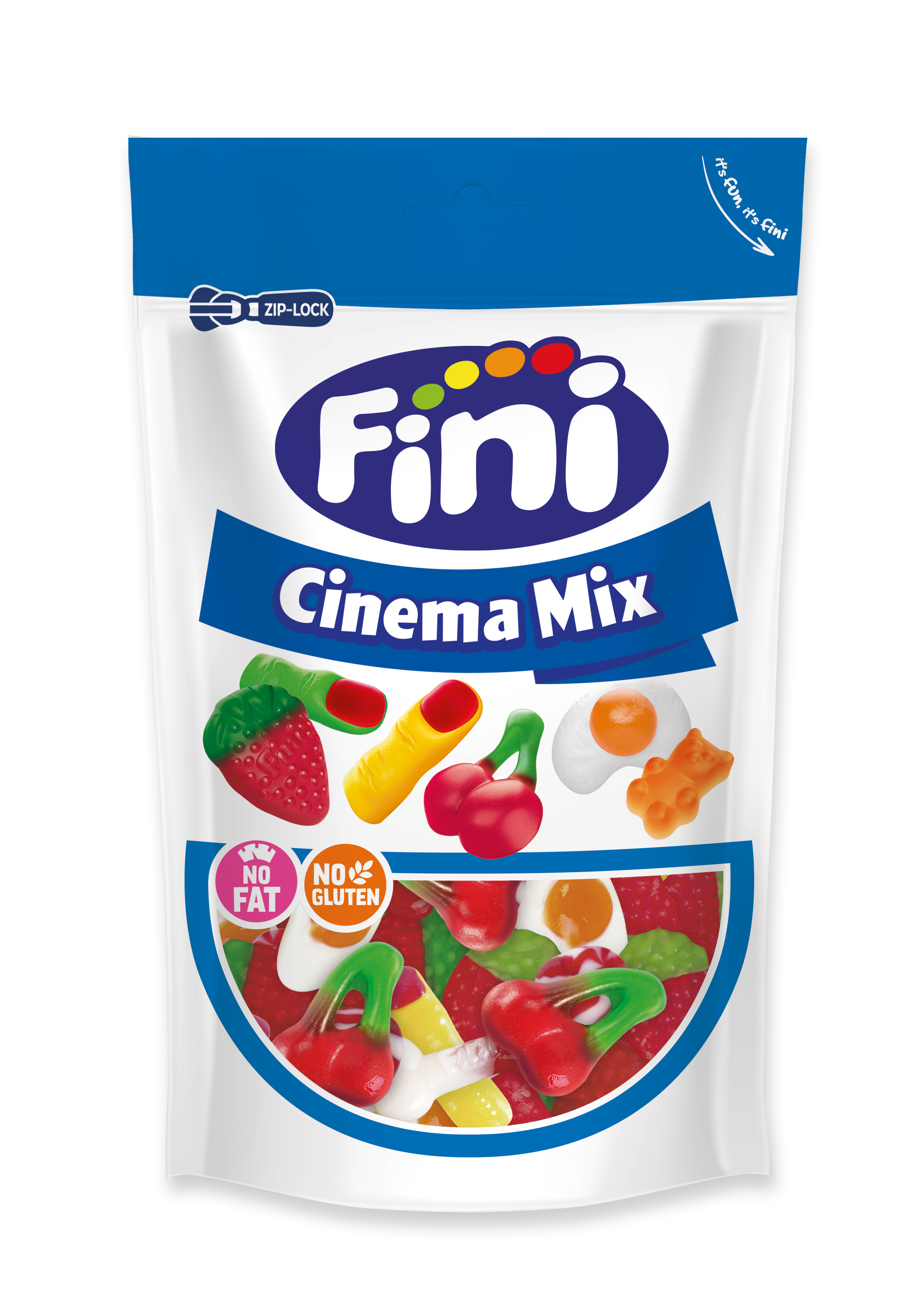 Golosinas sin gluten Fini 180g cinema mix brillo