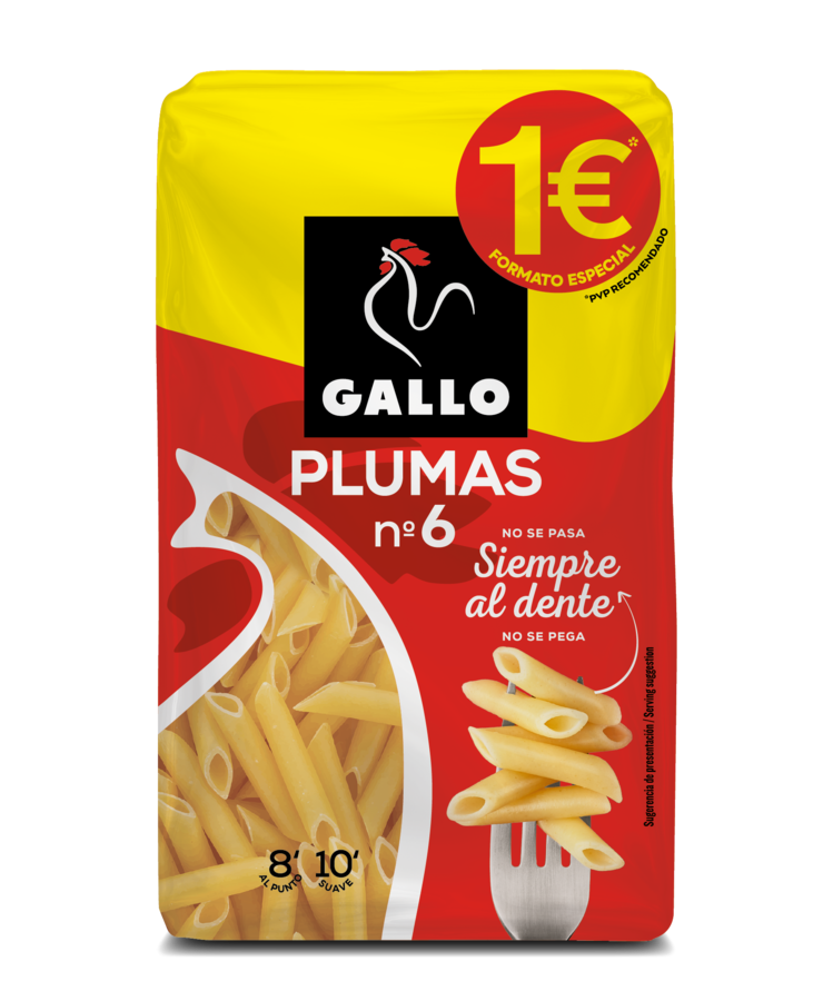Pluma Nº6 Gallo 400g
