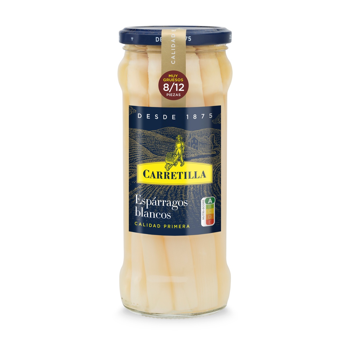 Espárragos blancos extra Carretilla 325g muy grueso