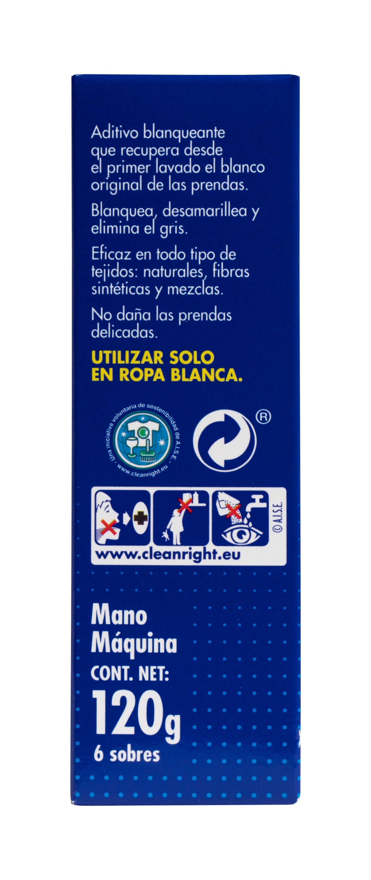 Detergente Blanco Nuclear 6 uds para lavar a mano o a maquina