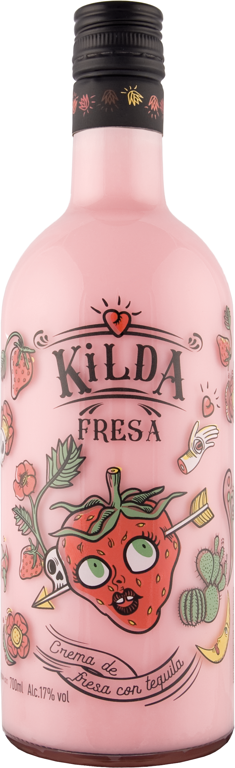 Crema de fresa con tequila Teichenné 70cl