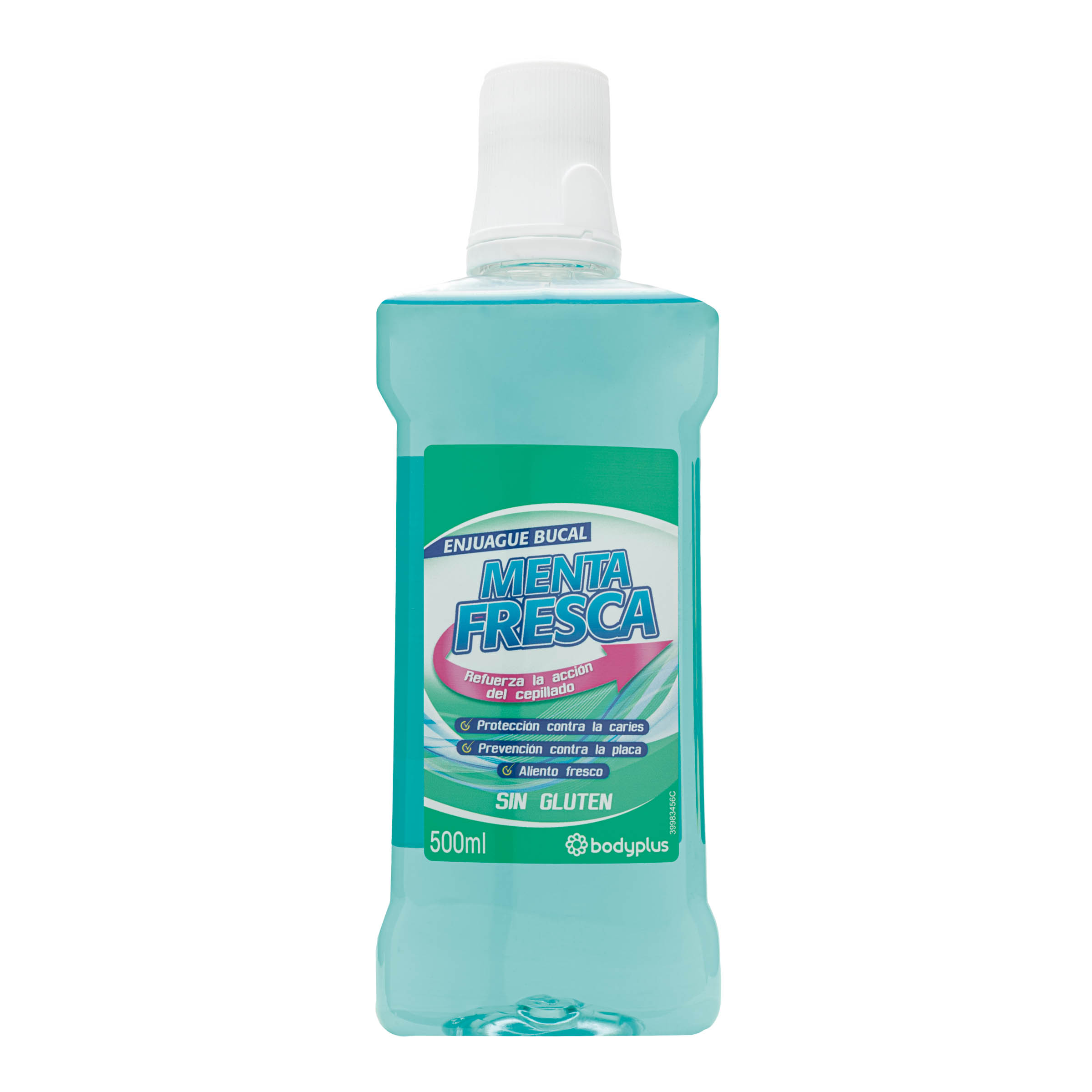 Enjuague bucal Bodyplus 500ml menta fresca