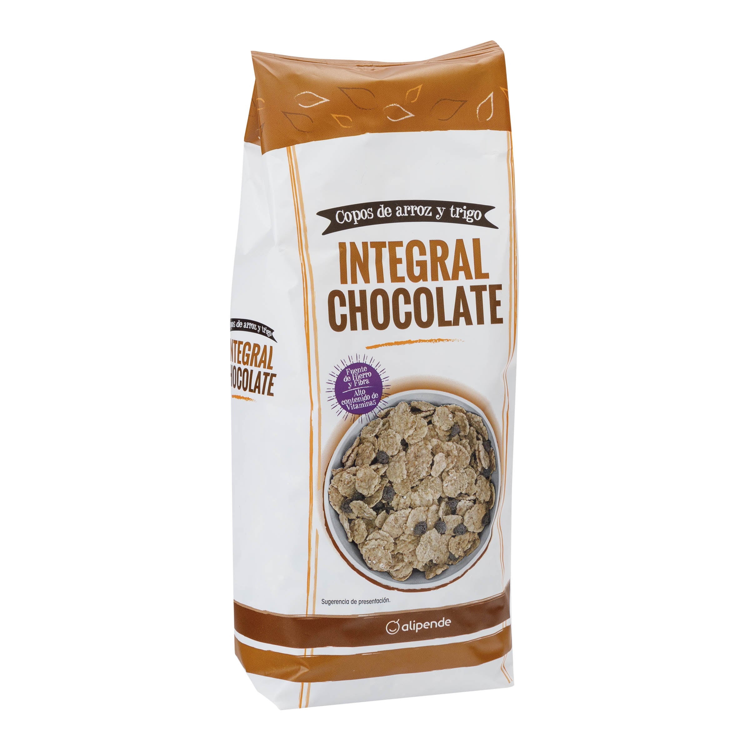 Cereales en copos integrales Alipende 500g de chocolate