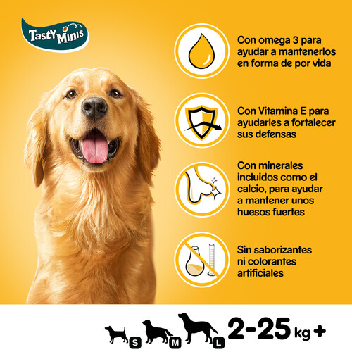 Snack perro Pedrigree Tasty Cheese Bites 140g