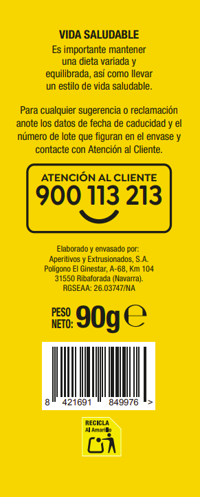 Palomitas Alipende 90g con mantequilla