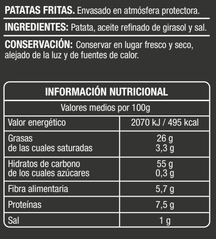 Patatas fritas Alipende 150g extracrujiente