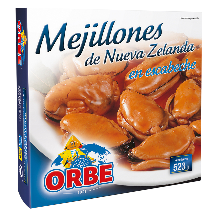 Mejillones en escabeche Orbe 330g
