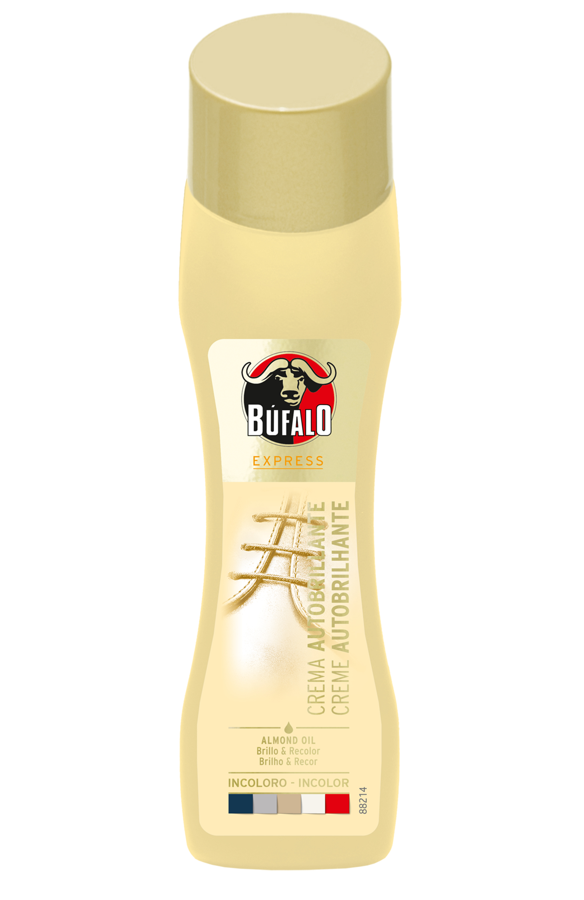 Betún en crema autobrillante incoloro Búfalo 50 ml
