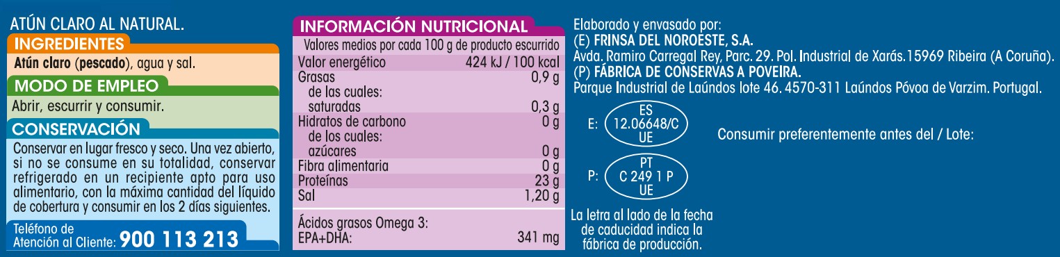 Atún claro Alipende pack 3 al natural