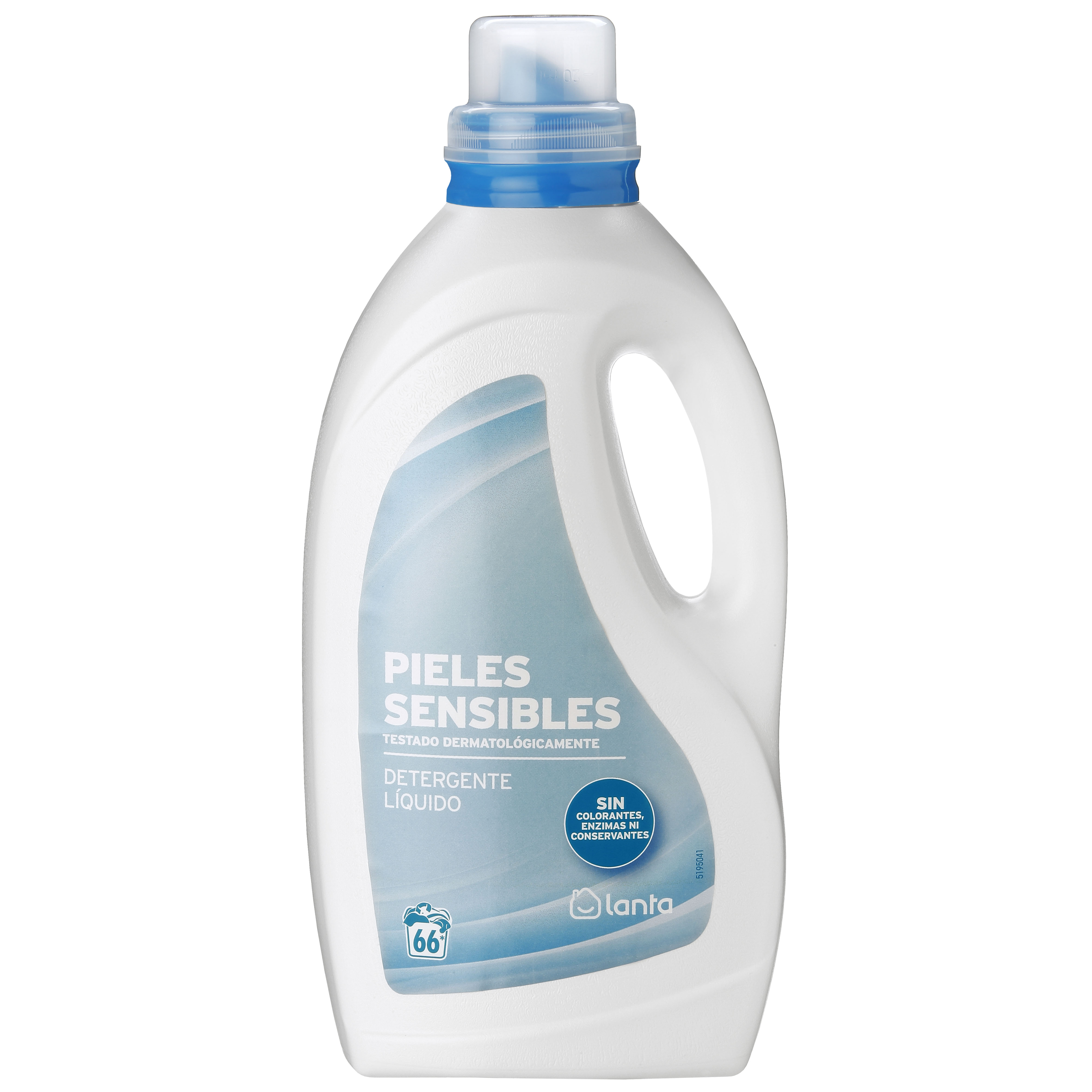 Detergente líquido Lanta 66 lavados Piel sesible