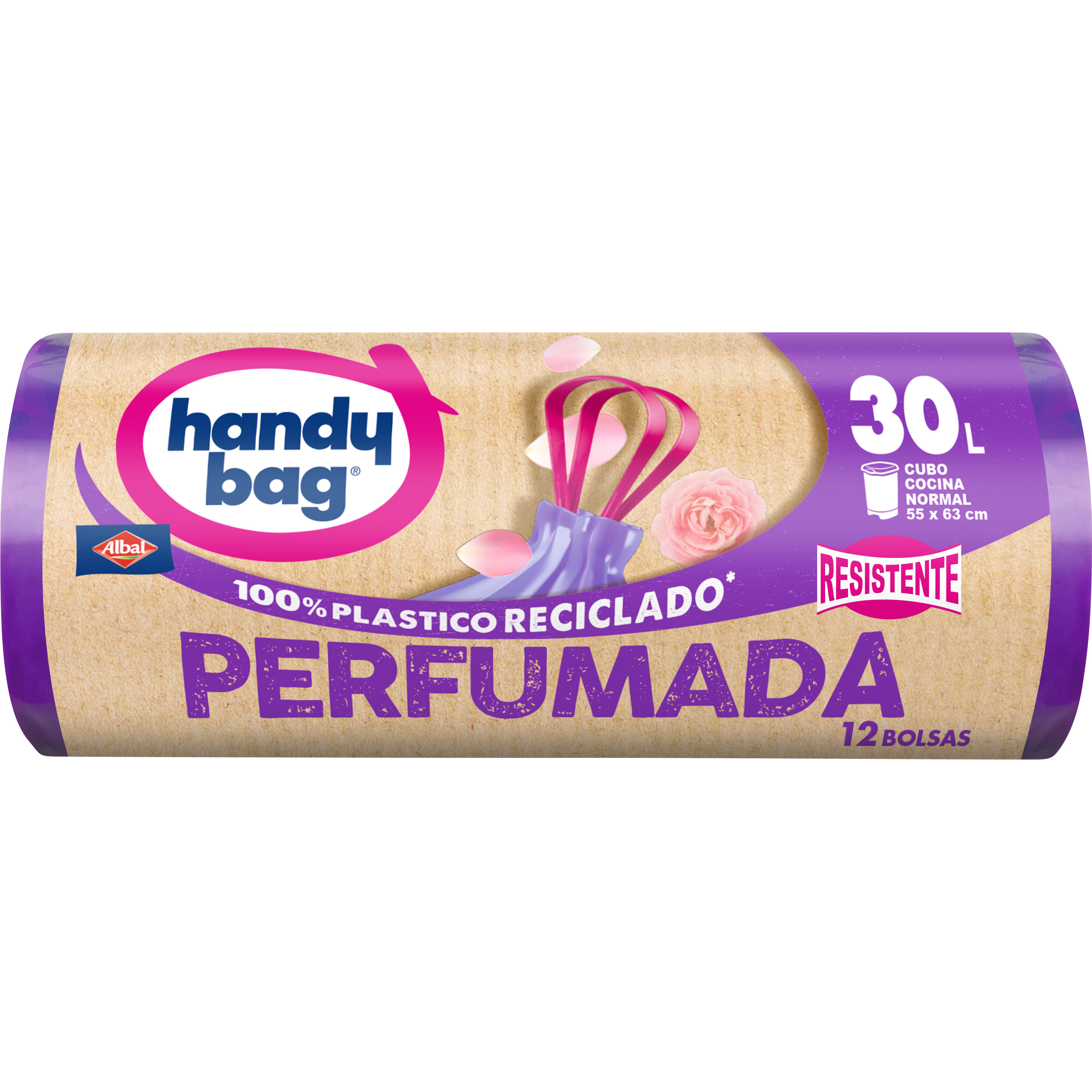 Bolsa Basura Handy Bag Perfumada 30L 12 bolsas
