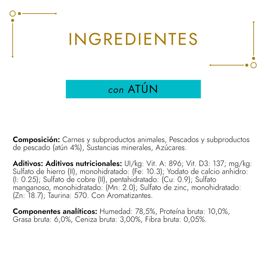 Comida para gato fondant Gold Gourmet 85g