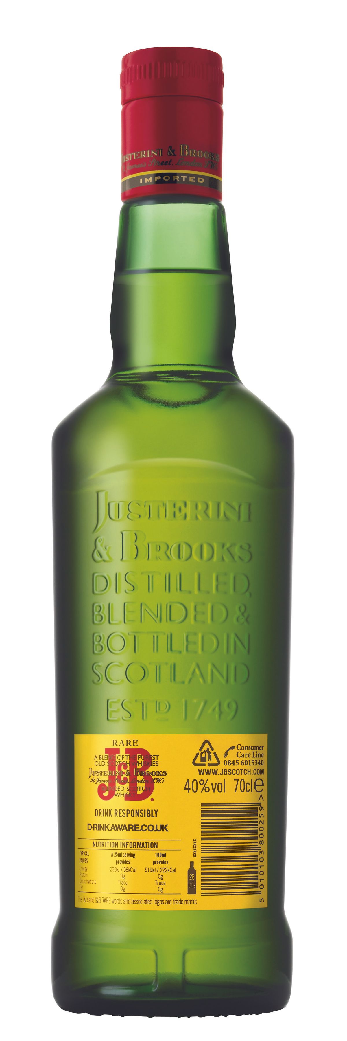 Whisky 70cl origen Escocia
