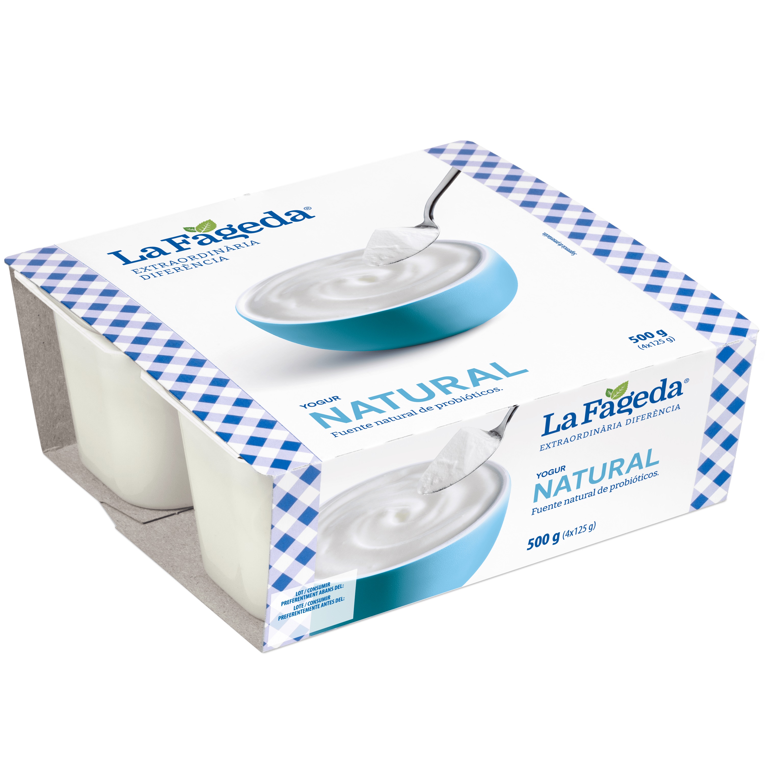 Yogur La Fageda Pack 4 Sabor Natural