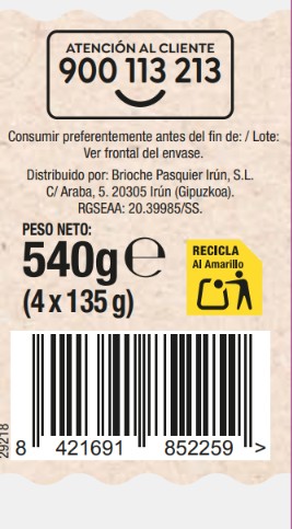 Biscote clásico Alipende 540g