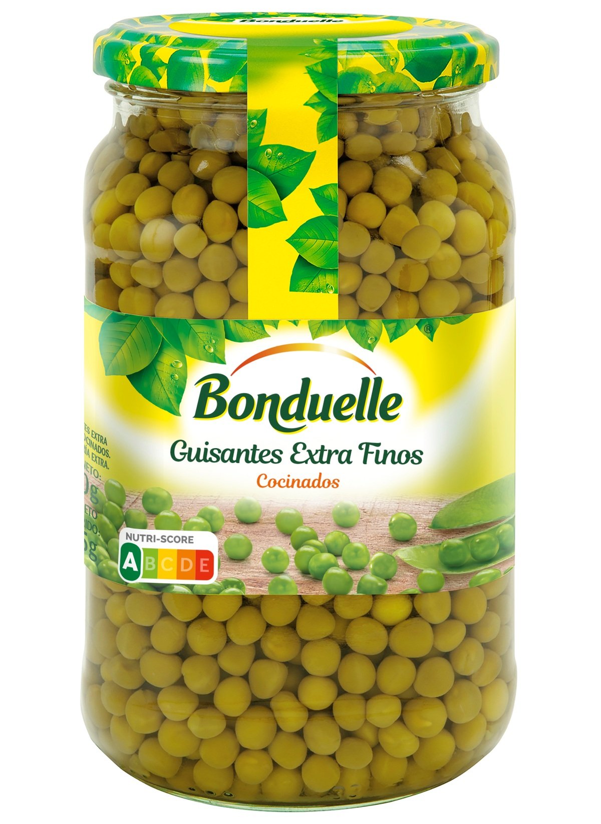 Guisantes Bonduelle tarro de cristal 465g extra finos | Ahorramas, image size:1200x1646