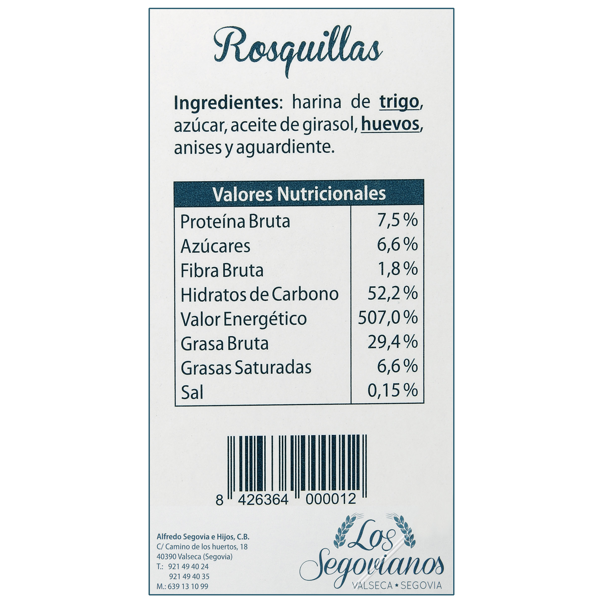 Rosquilla Los Segovianos 500g