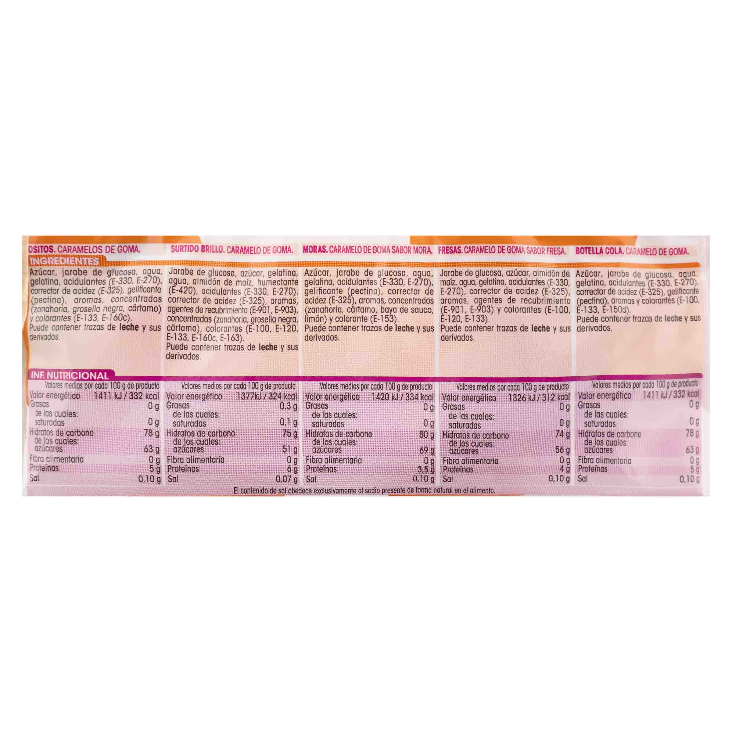 Golosinas Alipende 200g moras