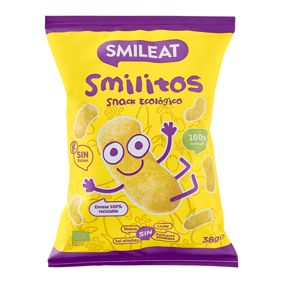 Snack Smileat smilitos ecológicos 38g