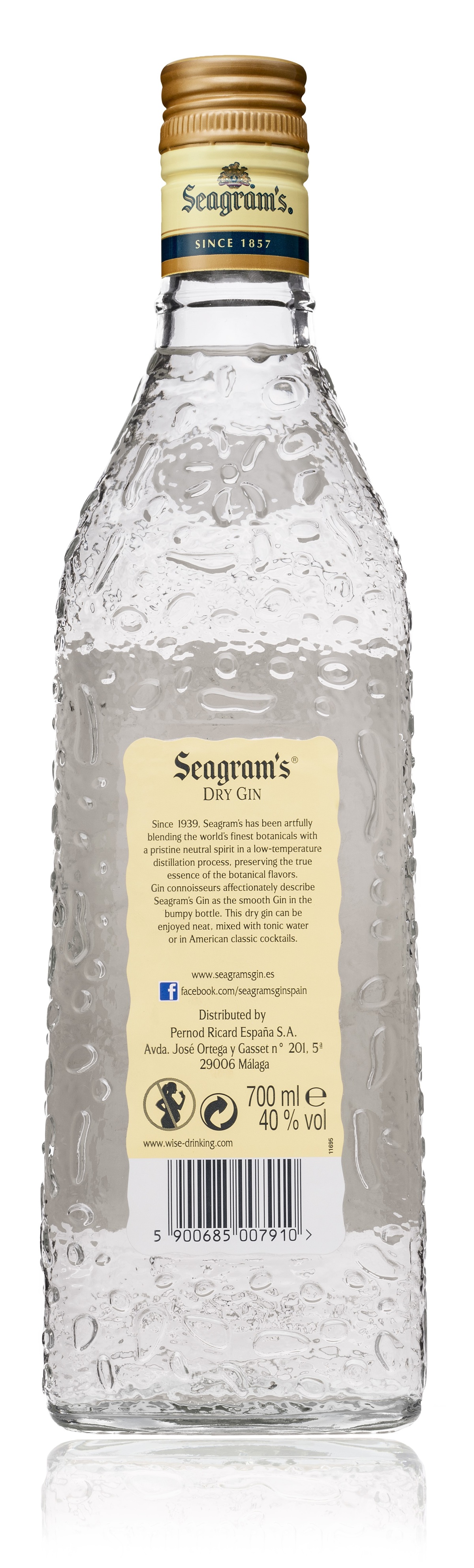 Ginebra Seagram's 70cl