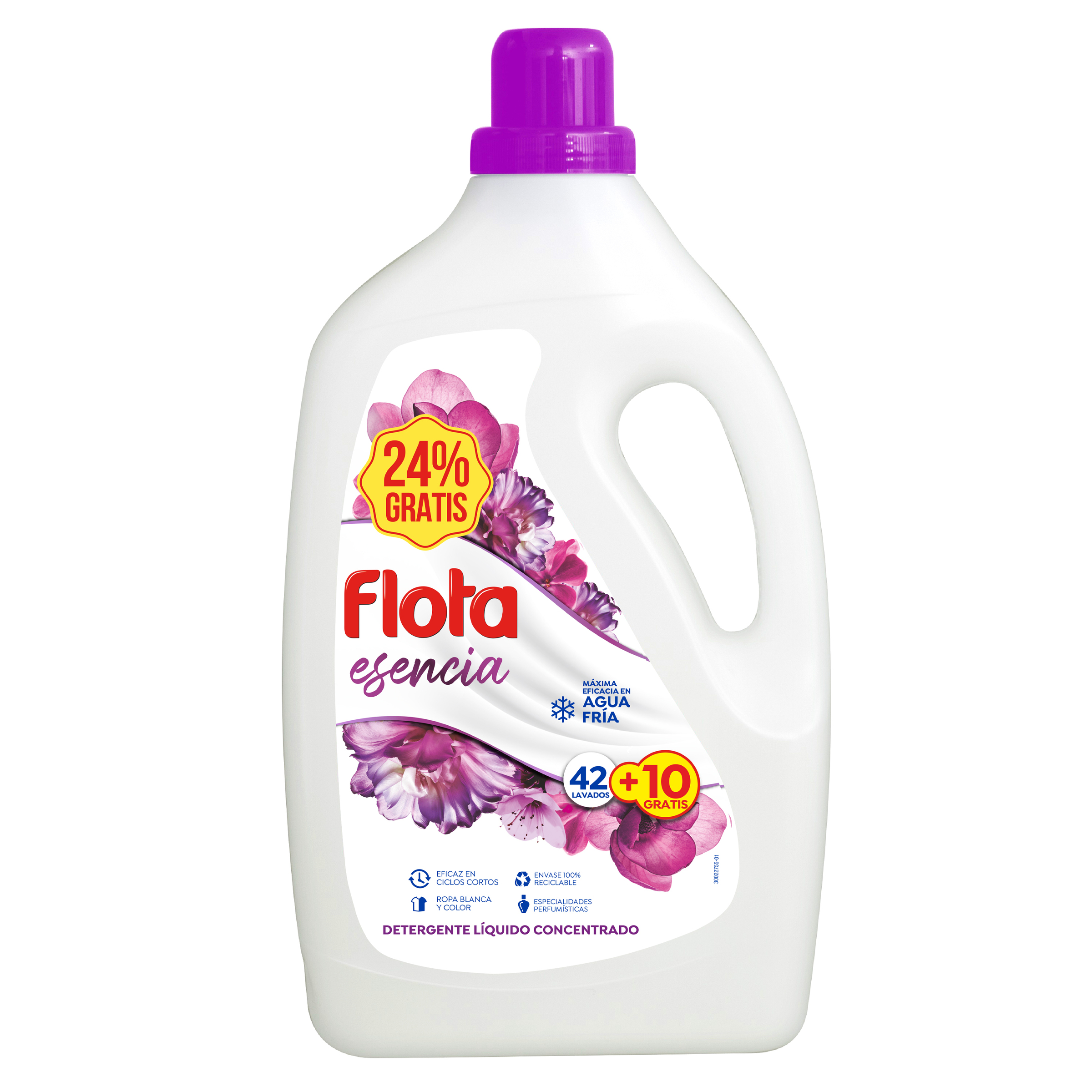 Detergente Líquido Flota 42 + 10 Lavados Esencia