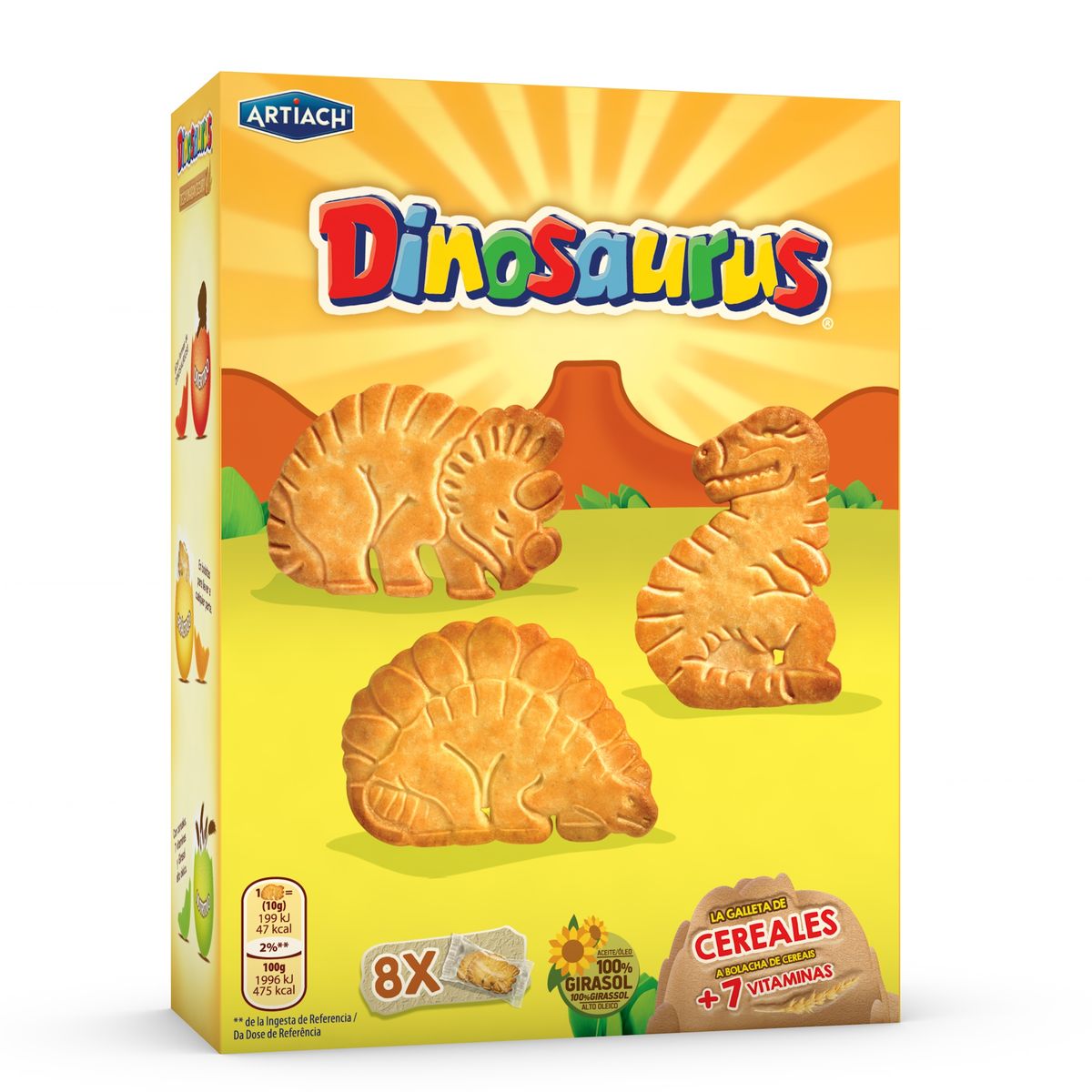 Galleta Dinosaurus artiach 329g