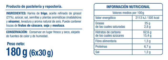 Tortas de aceite Alipende 180g