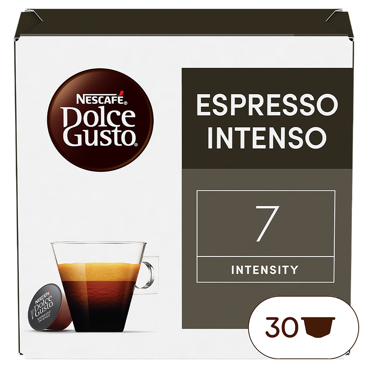 Café espresso intenso Nescafé Dolce Gusto 30 cápsulas