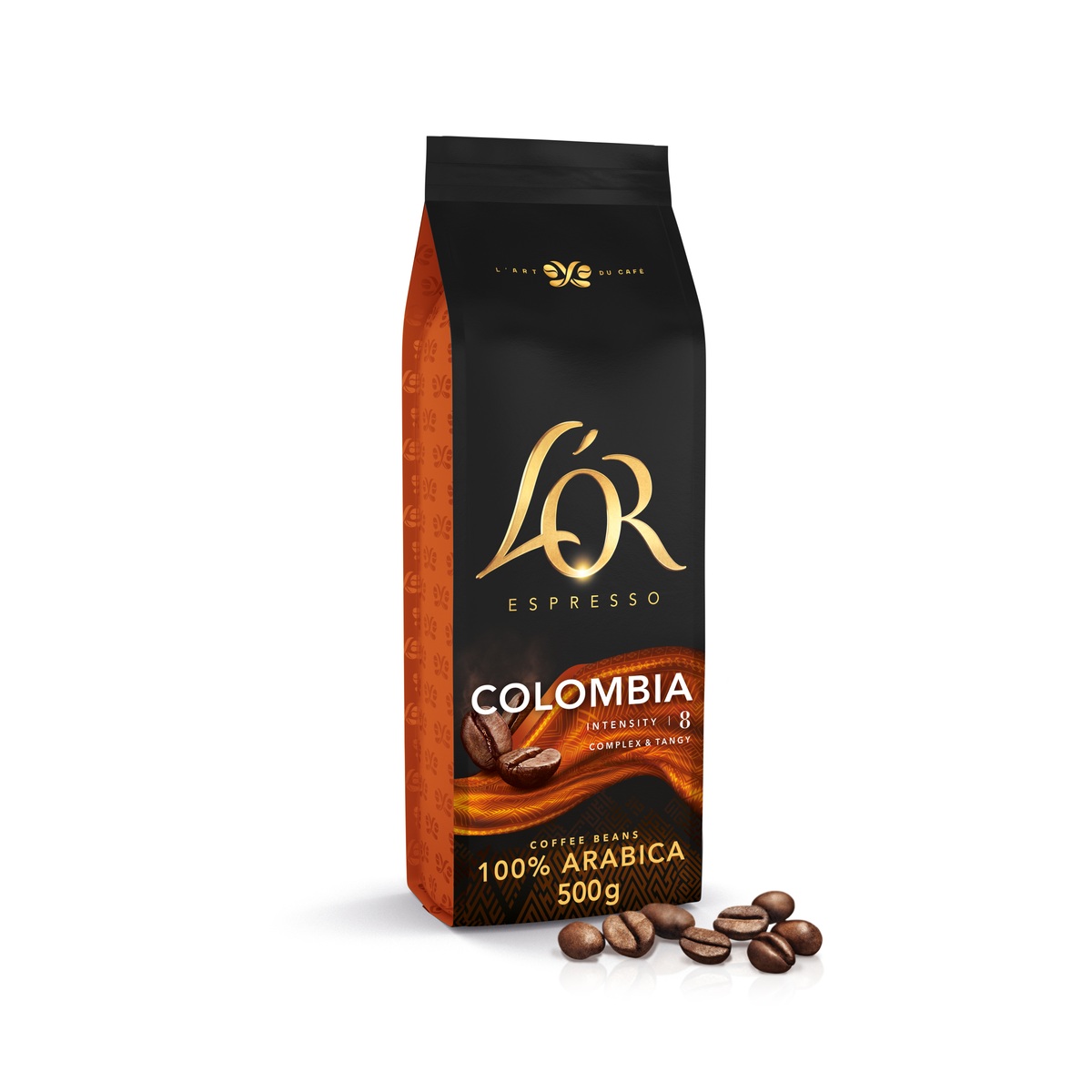 Café Colombia grano espresso L&acute;or 500g
