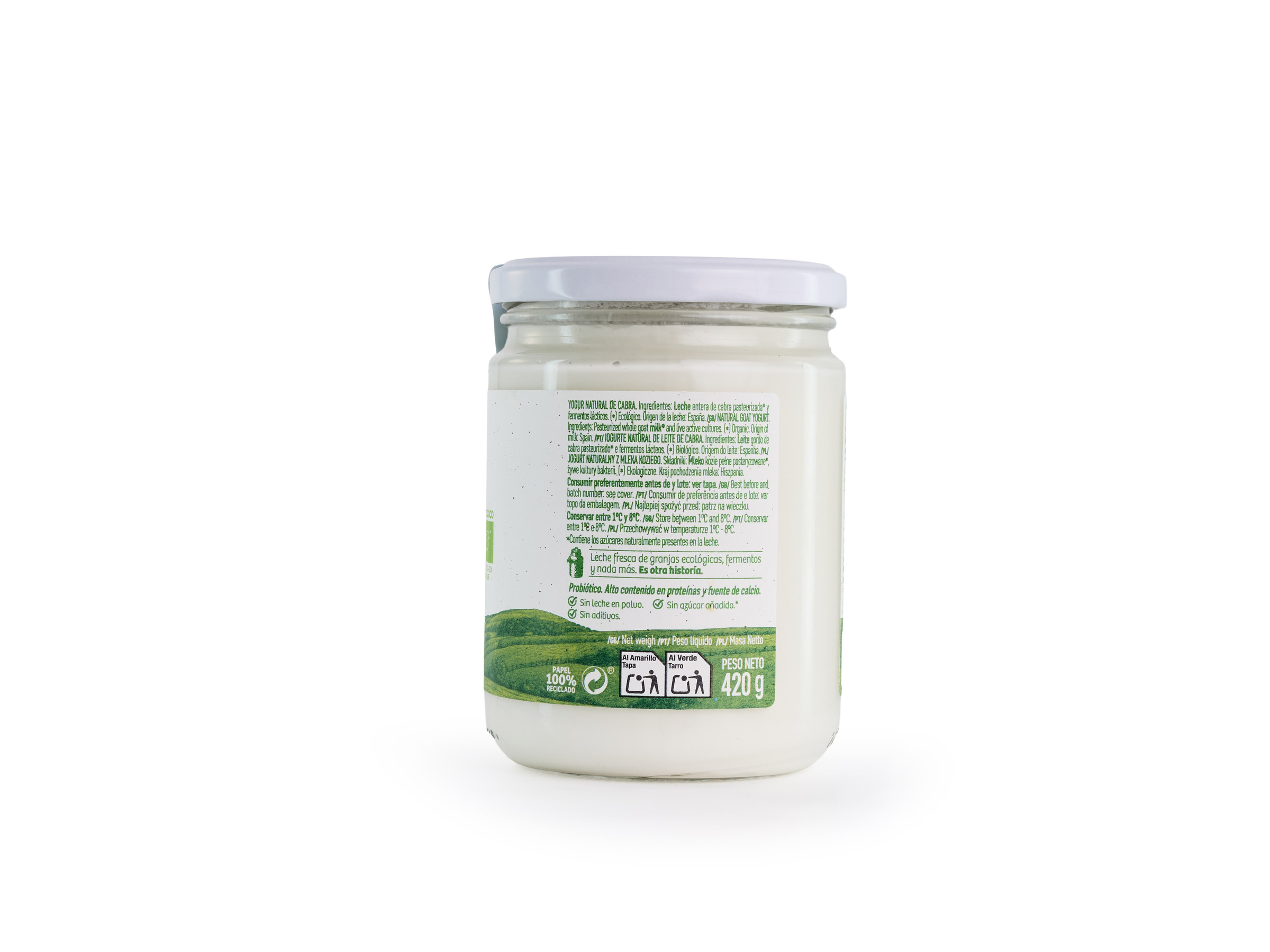 Yogur natural de cabra Cantero de Letur