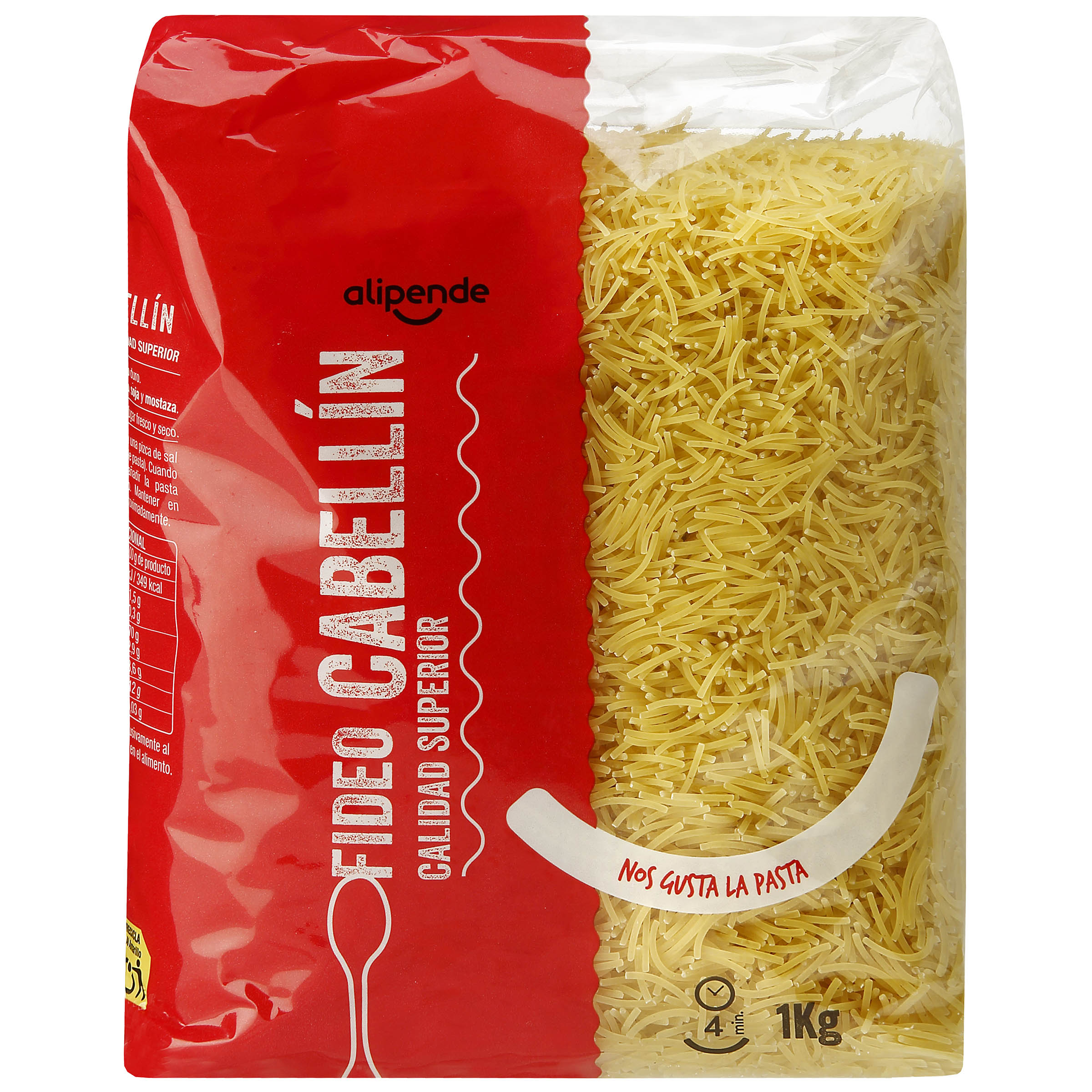 Fideo Alipende 1kg cabellín