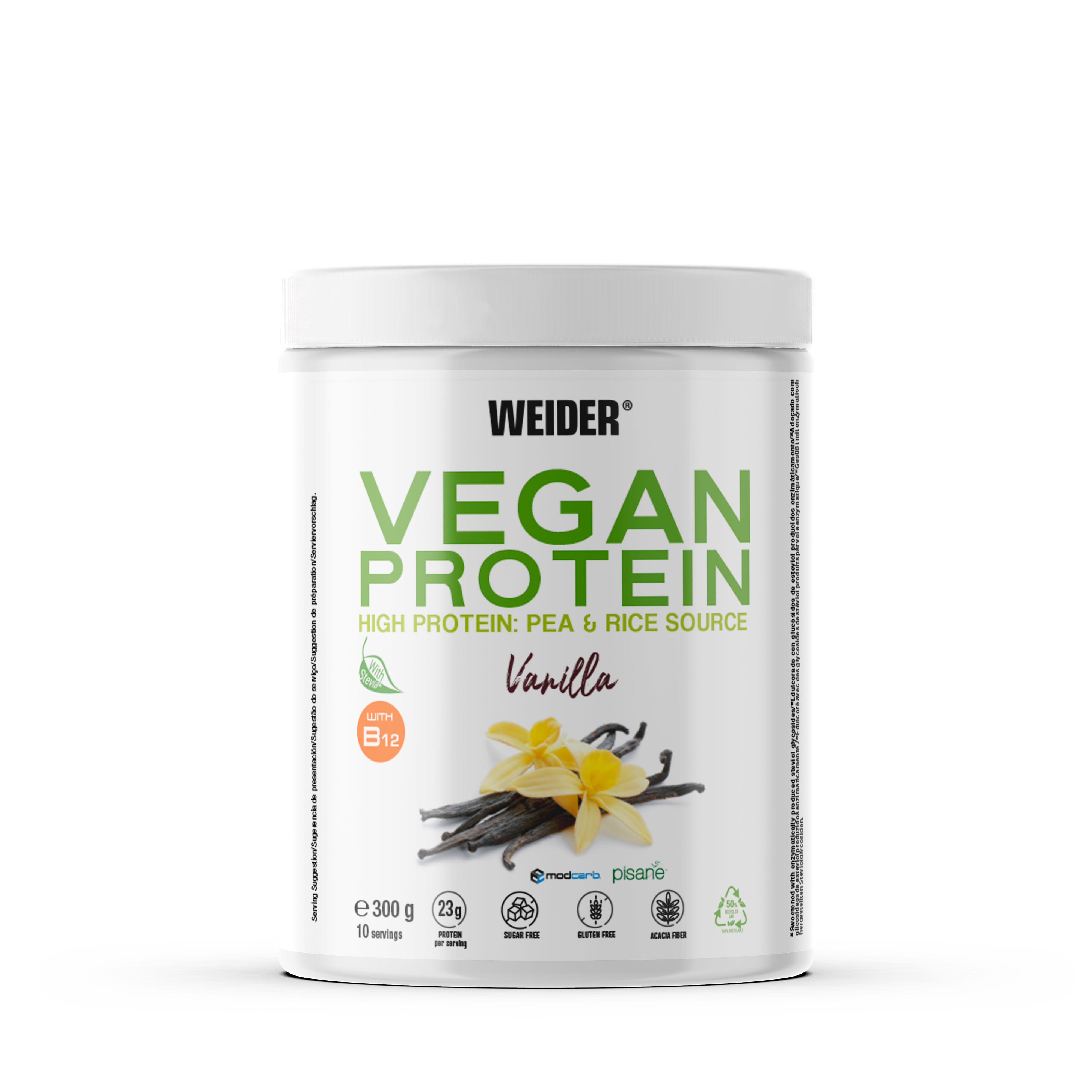 Proteína vegana de vainilla Weider 300g