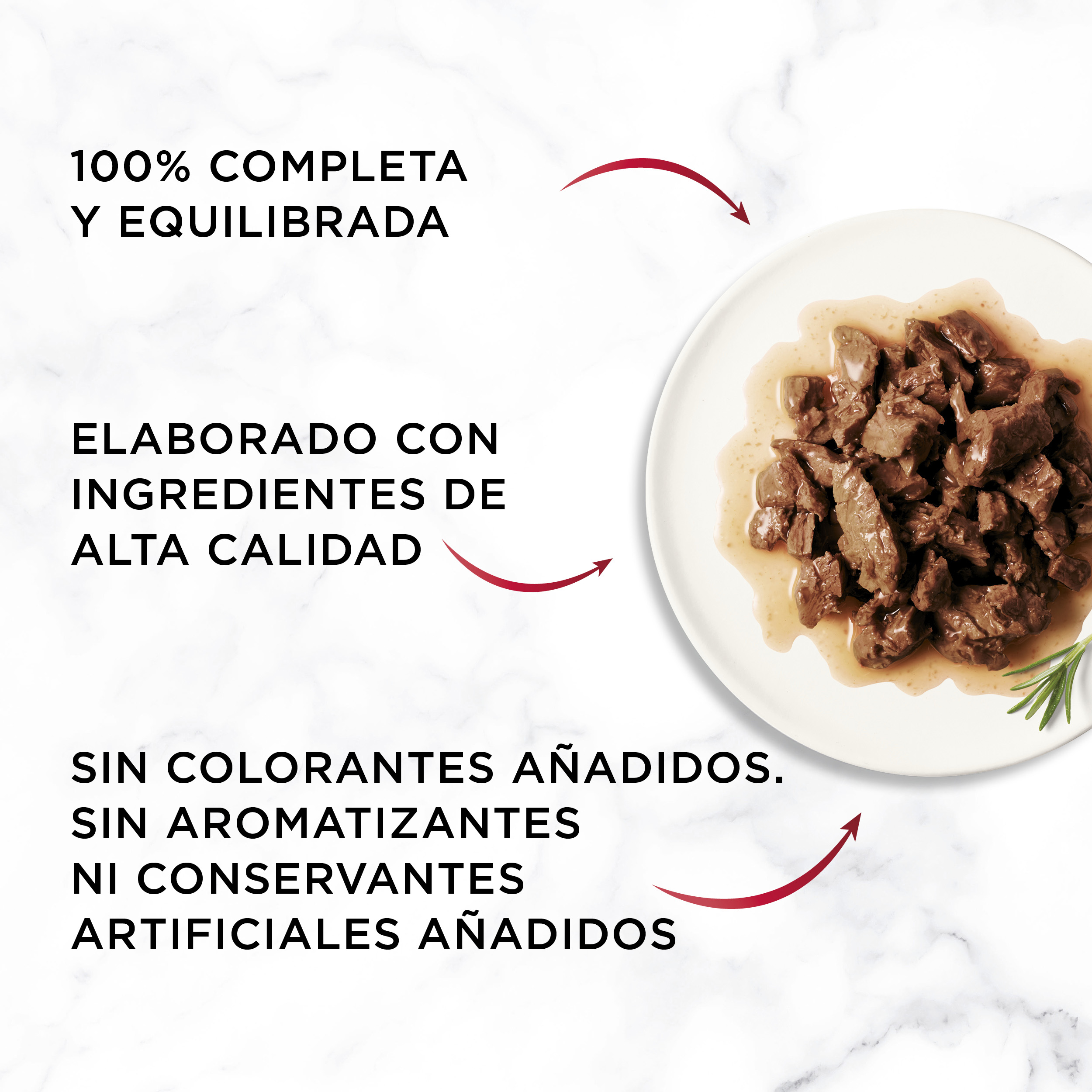 Comida húmeda gato Purina carne pack 6